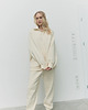 bluza bez kaptura damska Bluza Patchouli zamek antique ecru