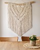 makramy Makrama boho LEAFY L