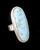 pierścionki srebrne Larimar