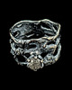 pierścionki srebrne Pierścionek Raw diamond