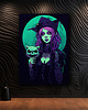 plakaty Portret Czarownicy - Plakat - Druk - Czarownica, Wiedźma, Halloween #14
