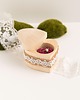 Ślub - inne Drewniane pudełeczko na pierścionek zaręczynowy serce