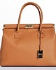 torebki do ręki Torba skórzana Shopper rudy  (6881)