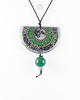 wisiory Greenman Moon Mandala CUT długi naszyjnik
