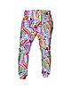 spodnie dresowe damskie DR.CROW Spodnie Fullprint Zebra