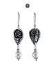 kolczyki z żywicy Kolczyki Lace Drops z perłami - długie