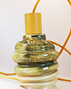 lampy wiszące Lampa wisząca ceramiczna Dzwonek Zielona beżowa