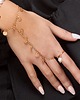 bransoletki z kamieni naturalnych Bransoletka z pierścionkiem z kółeczkami Classy Glitter