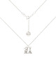chokery Srebrny choker pancerka z szachami