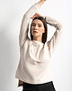bluza bez kaptura damska Bluza Amsterdam perłowa