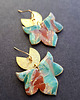 kolczyki z masy plastycznej Kolczyki słoneczne ogrody no5
