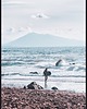 plakaty Plakat "Wzburzone fale oceanu"