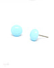 kolczyki szklane Kolczyki Pearl Blue Drop