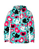 bluza z kapturem damska Damska Bluza z kapturem DR.CROW Heart Kitty