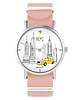 zegarki damskie Zegarek - New York - brzoskwiniowy róż