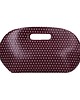 torebki do ręki Torebka skórzana bordowa DOTTY marki Bolsa
