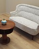 sofy i szezlongi Sofa biały melanż, włoski design, lata 60, produkcja: Włochy