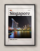 plakaty Minimalistyczny plakat Singapur