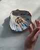 pojemniki na biżuterię Podstawka na Biżuterię Palo Santo Ceramiczna Muszelka Handpainted Modern