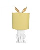 lampy stołowe Lampa Stołowa Rabbit Biało-Złota Yellow 43 cm