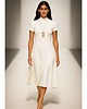 sukienki midi damskie Sukienka  ecru  YY300050