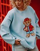bluza z kapturem damska Bluza oversize Rodney Teddy dla mamy i taty