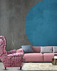 fotele Fotel uszak Flamingos we wzory, kolorowy, patchwork, welurowy