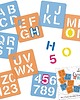 gry edukacyjne dla dzieci Szablony do rysowania dla dzieci // zestaw 8 szt. // ALFABET & CYFRY