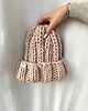 czapki damskie Gruba delikatna wełniana czapka Soho beanie 100% wełna handmade