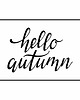 plakaty Plakat "Hello autumn"