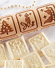 wałki do ciasta WINTER BISCUITS - grawerowany wałek do ciasta - herbatniki świąteczne