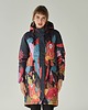 kurtki damskie Kurtka parka zimowa -MULTICOLOR