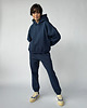 spodnie dresowe damskie Spodnie Vintage navy blue