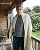 koce i narzuty Wełniany pled merino natural