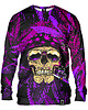 bluzy męskie Bluza Bez Kaptura Męska DR.CROW Cannabis Skull P