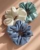 gumki do włosów Niebieska gumka do włosów scrunchie Milou