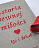notatniki i albumy Historia Waszej Miłości A4 lniana księga personalizowana