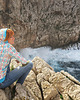 bluza z kapturem damska Bluza rozpinana "Surfing" - unisex, turkus