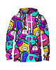 bluza z kapturem damska Damska Bluza Expres Zamek DR.CROW Cartoon Funny