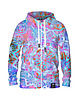 bluza z kapturem damska Damska Bluza Expres Zamek DR.CROW Pastel Rococo