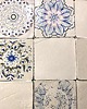 kafle i panele Płytki ceramiczne Rozeta Mix duże, ręcznie robione kafle z unikalnymi wzorami