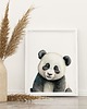 obrazy i plakaty do pokoju dziecięcego Plakat do pokoju dziecięcego panda - P103