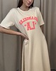 sukienki maxi damskie Bawełniana tunika Los Angeles BEIGE