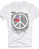 t-shirty męskie T-shirt męski UNDERWORLD Peace biały