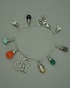 bransoletki wire wrapping Bransoletka serce kolorowa wire wrapping
