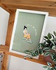 grafiki i ilustracje "Lost in soft thoughts" - ilustracja przestrzenna z papieru, kolaż