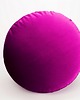 poduszki gładkie poduszka okrągła talarek  fuksja