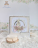 kartki scrapbooking Kartka komunijna "Beige Pearl Girl" GOTOWA