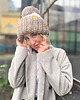 czapki damskie WOOLY POM POM wełniana czapka z dużym pomponem