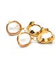 kolczyki pozłacane Kolczyki pozłacane Pearls [white] perły vol. 28 